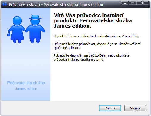 Instalace klienta na počítač