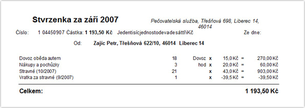 Spojená strvzenka předem s vratkou